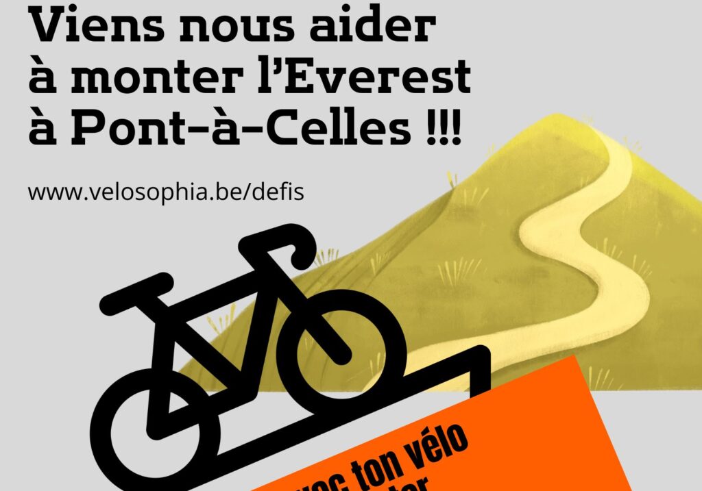 Défi Vélosophia : l'Everest à vélo à Pont-à-Celles