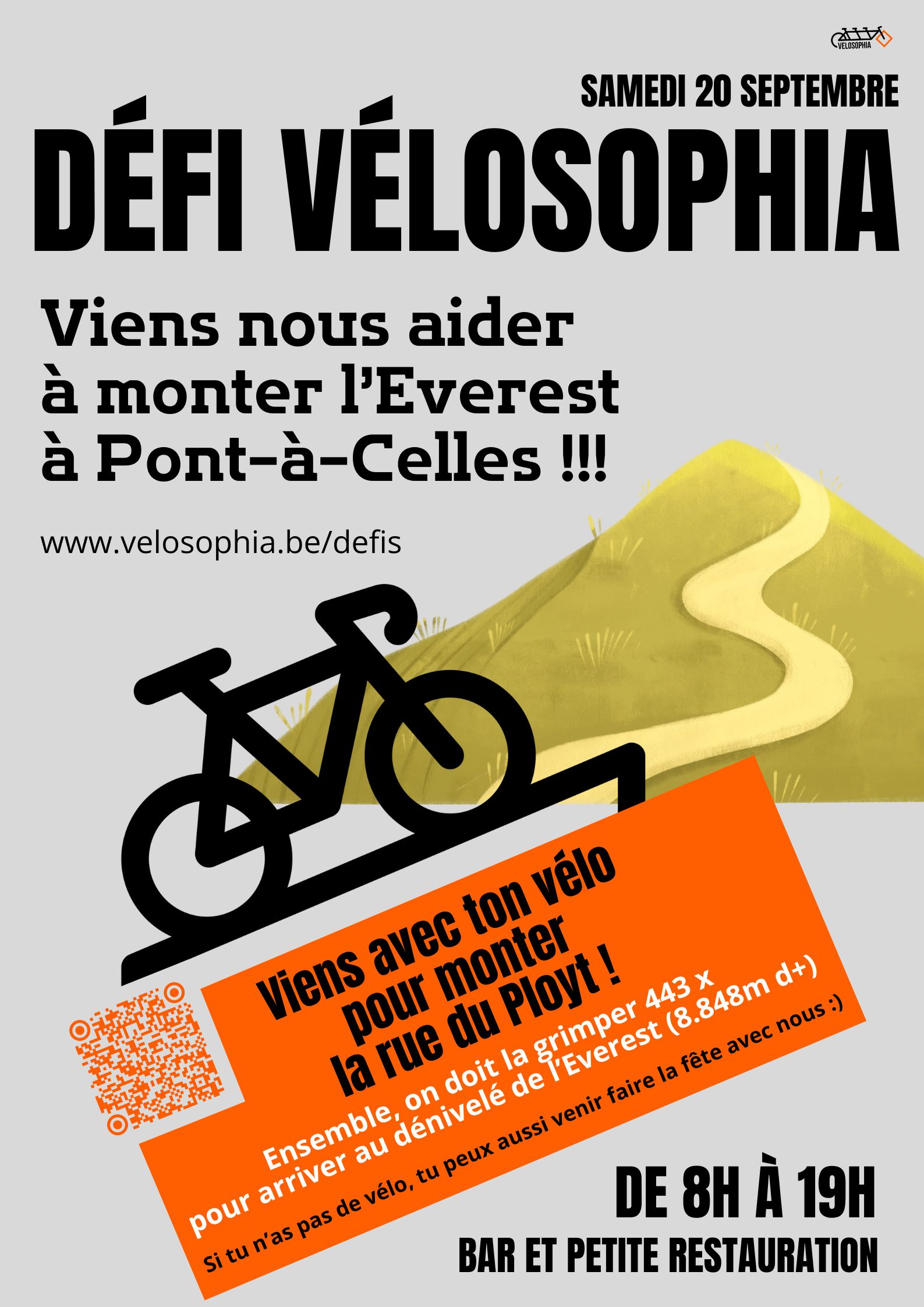 Défi Vélosophia - L'Everest à vélo