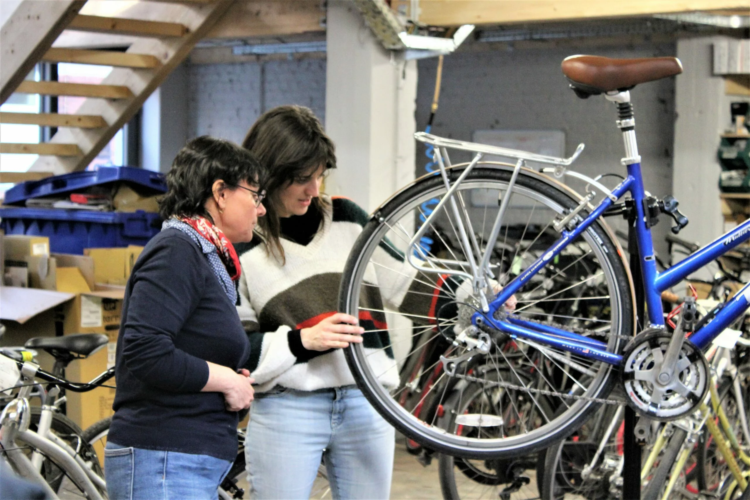 Réparer une crevaison : formation Pro Velo