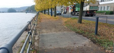 Compteur cyclo-piéton simple (La Plante, Namur)