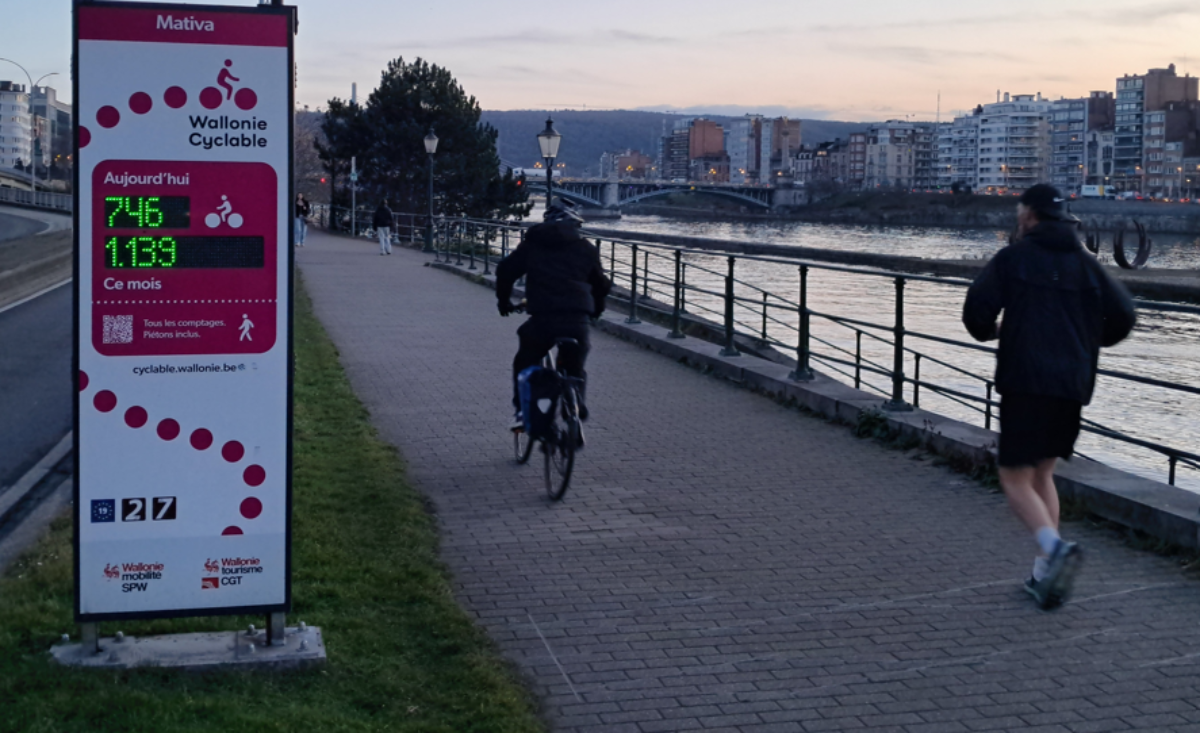 Comptages cyclistes : + 25 % en novembre-décembre 2025 par rapport à novembre-décembre 2024